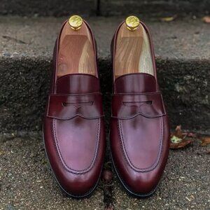 Skolyx Burgundy Penny Loafer